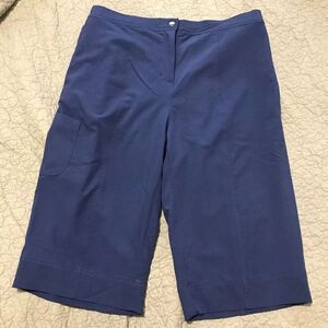 Travel smith dark blue long shorts size M.   A242